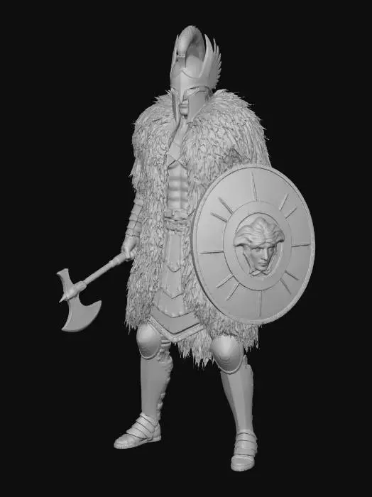 3D model for Frostbound Warlord