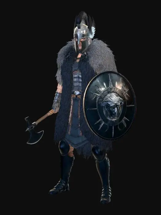 3D model for Frostbound Warlord