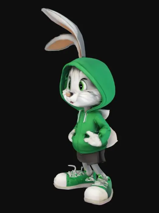 3D model for Cool Bunny Style