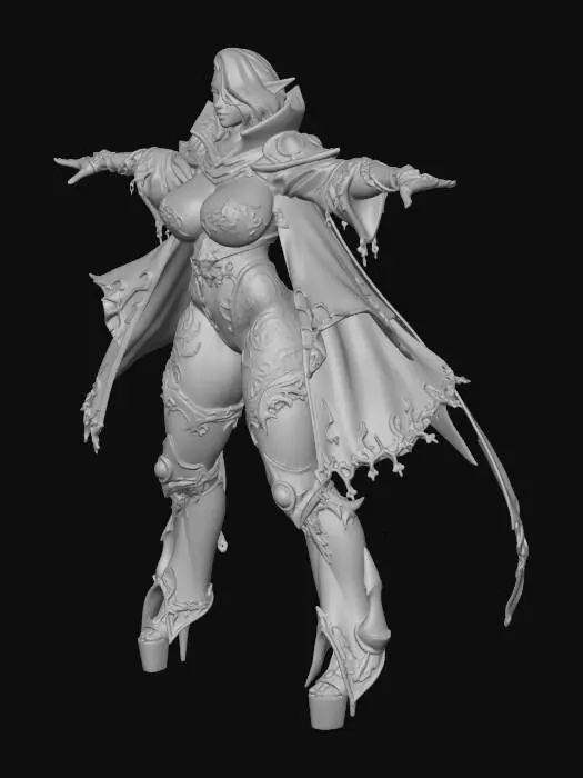 3D model for Enchanted Sorceress