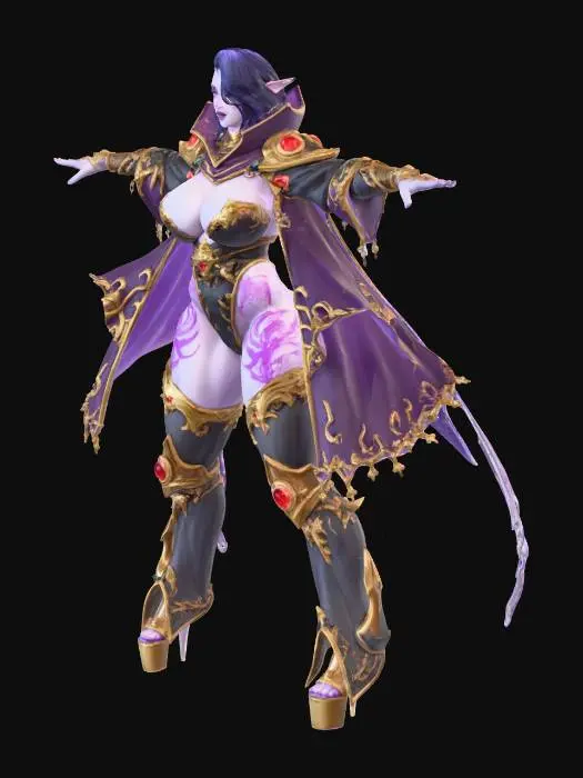 3D model for Enchanted Sorceress