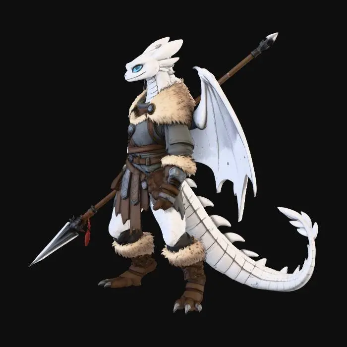 3D model for Dragon Warrior Regent