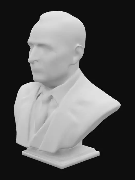 3D model for sculpture du buste de Vladimir Poutine