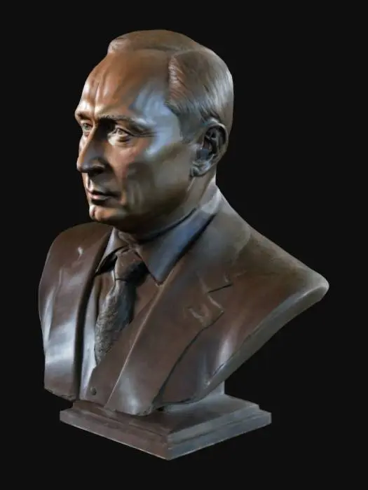 3D model for sculpture du buste de Vladimir Poutine