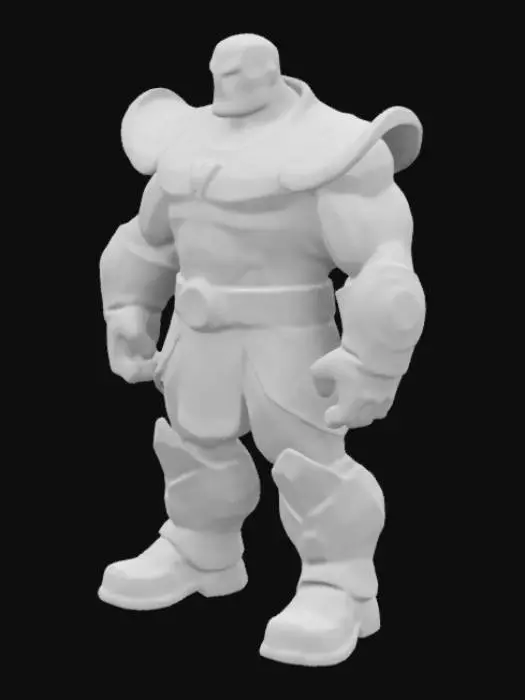 3D model for Thanos muni de son gant avec les pierres