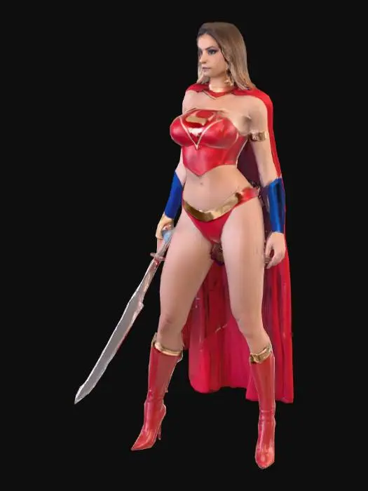 3D model for Warrior of Krypton