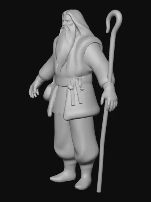 3D model for Chuhayster (Ukrainian forest giant)