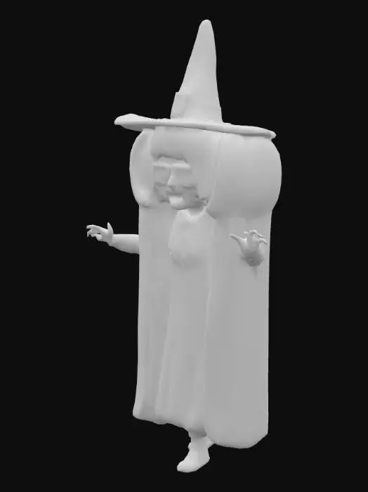 3D model for Witch Dog Costume