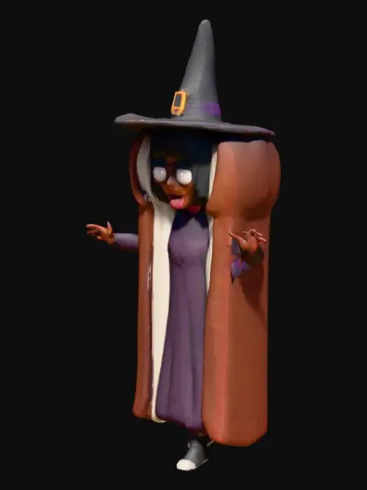 3D model for Witch Dog Costume