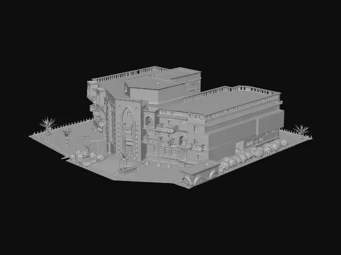 3D model for Golden Oasis Building