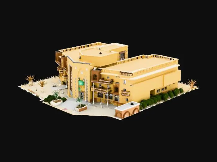 3D model for Golden Oasis Building