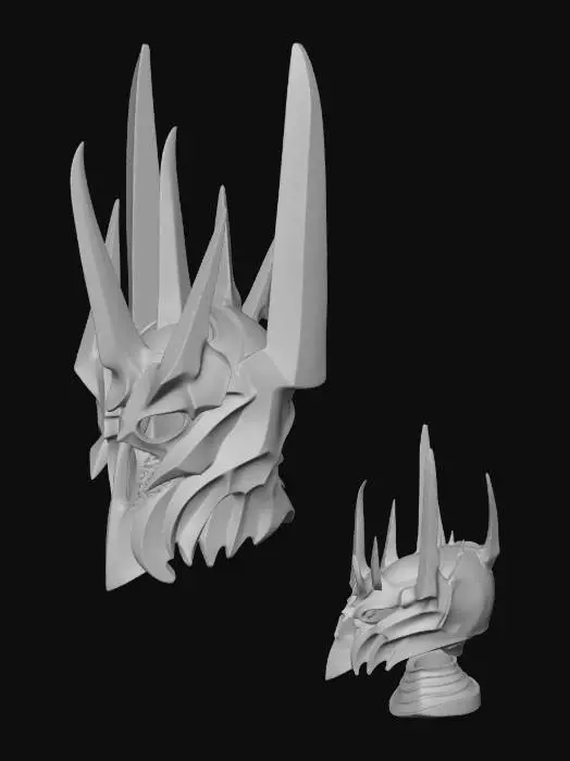 3D model for Sauron Helmet