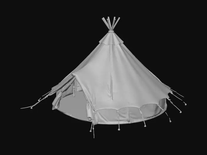 3D model for 西部野外帐篷