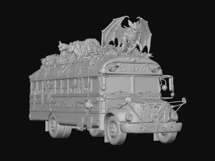 3D model for Haunted Ride, #Halloween2025#