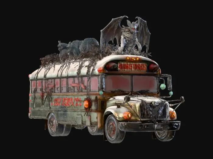 3D model for Haunted Ride, #Halloween2025#