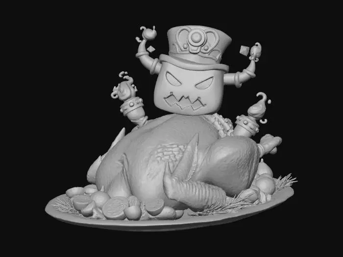 3D model for Harvest Feast Conjurer, #Thanksgiving#