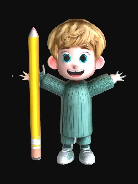 3D model for Pencil Pal