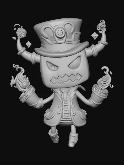 3D model for Pumpkin Mage Mischief, #Halloween2025#