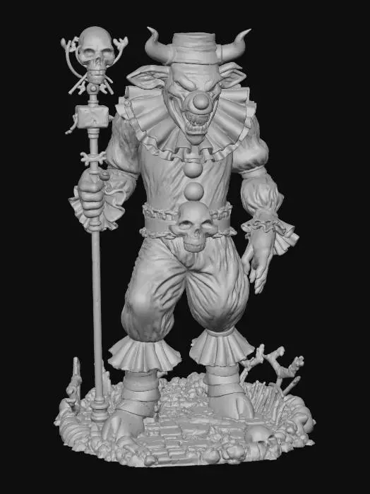 3D model for Carnival horror Fiend, #Halloween2025#