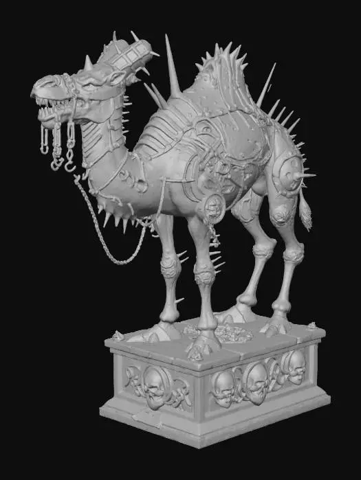 3D model for Infernal Steed Camel, #Halloween2025#