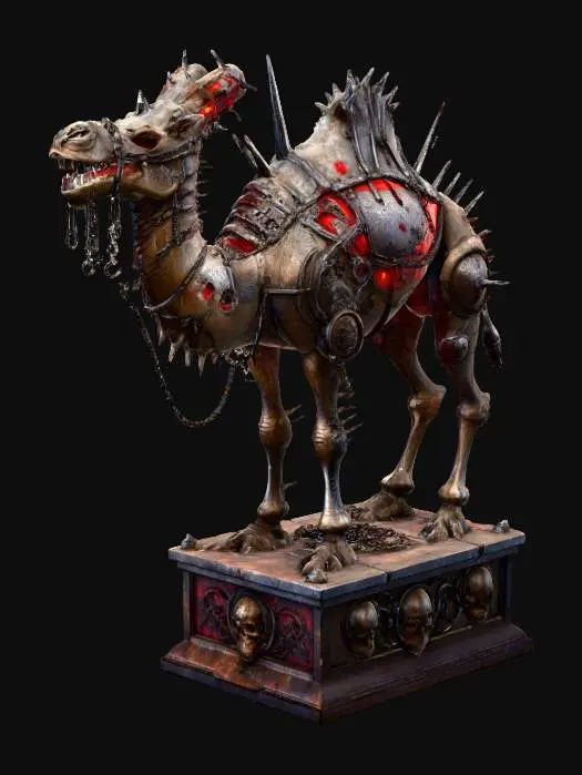 3D model for Infernal Steed Camel, #Halloween2025#