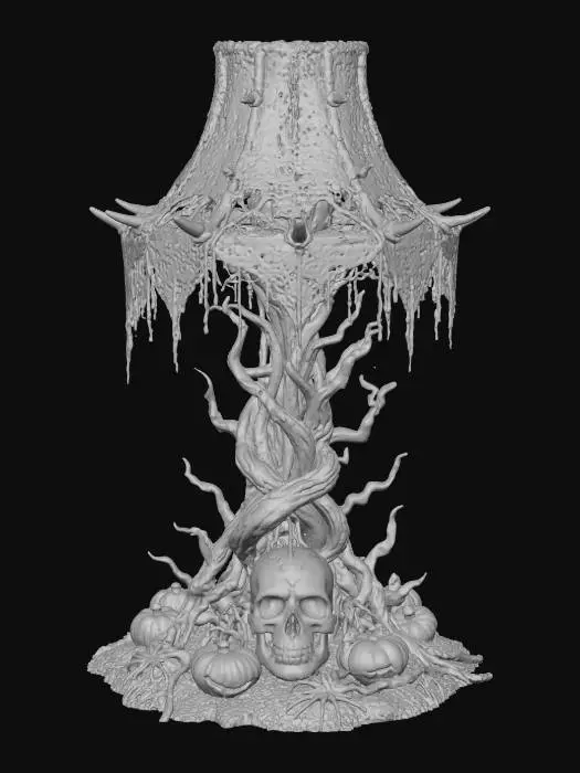 3D model for Haunted Lamp Mystique, #Halloween2025#