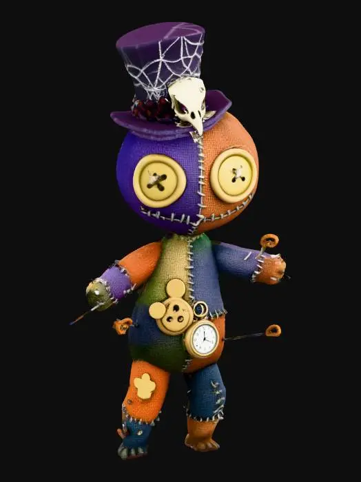 3D model for Voodoo Timekeeper, #Halloween2025#