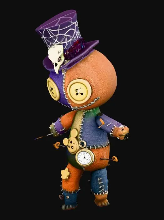 3D model for Voodoo Timekeeper, #Halloween2025#