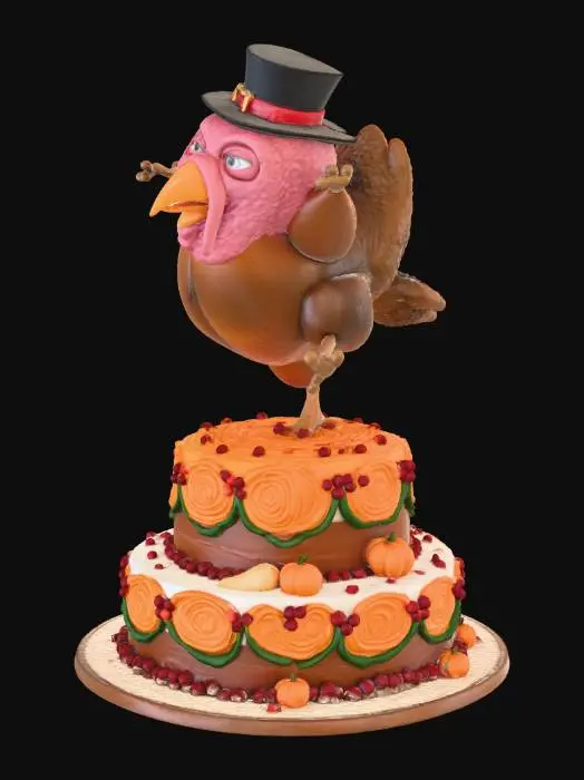 3D model for Thanksgiving Dance, #Thanksgiving#