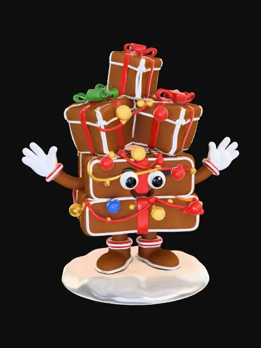 3D model for Gifted Gingerbread Pal, #Christmas2025#