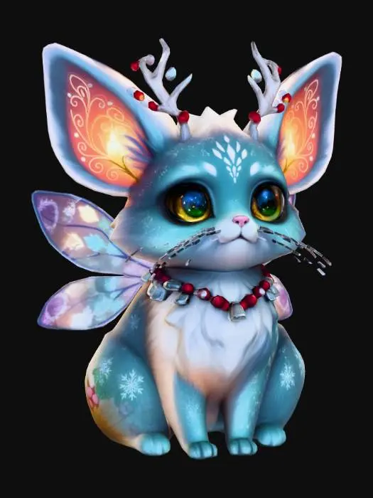 3D model for Enchanted Winter Sprite, #Christmas2025#
