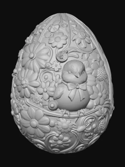 3D model for Floral Egg of Spring, #EasterEgg2026#