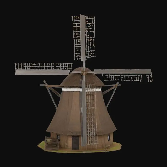 3D model for windmill  [Netherlands] #AroundTheWorld# 