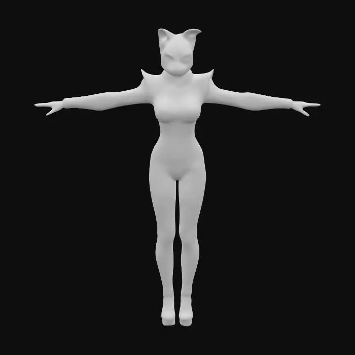 3D model for Feline Glamour Runway #fashionshow#