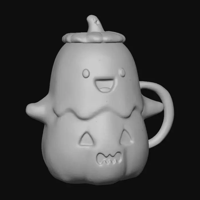 3D model for Haunted Teacup Delight, #Halloween2025#