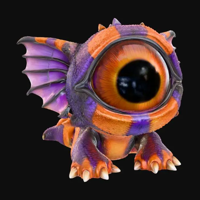 3D model for Eyeflight Creature, #Halloween2025#