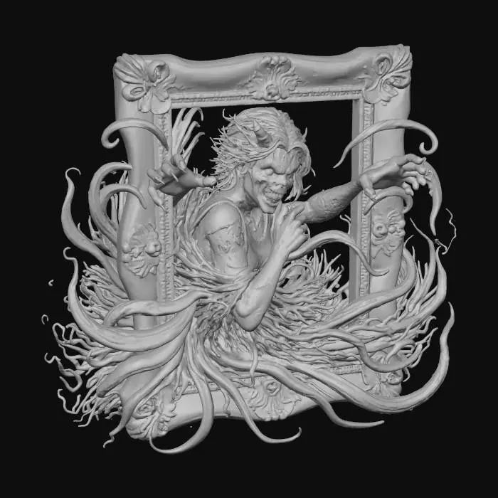 3D model for Ethereal Eruption, #Halloween2025#