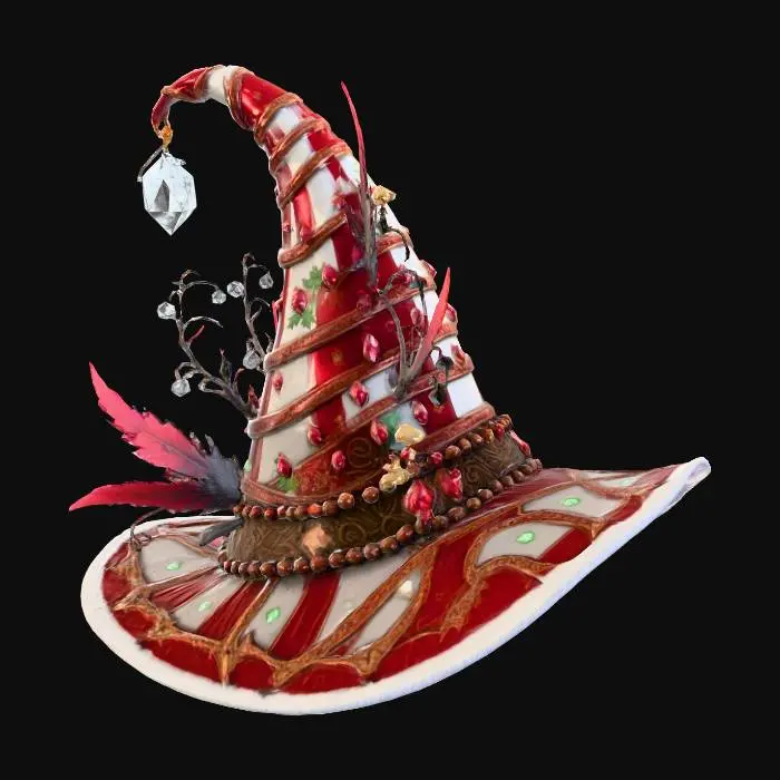 3D model for Maak een fantasy hoed in veel kleuren