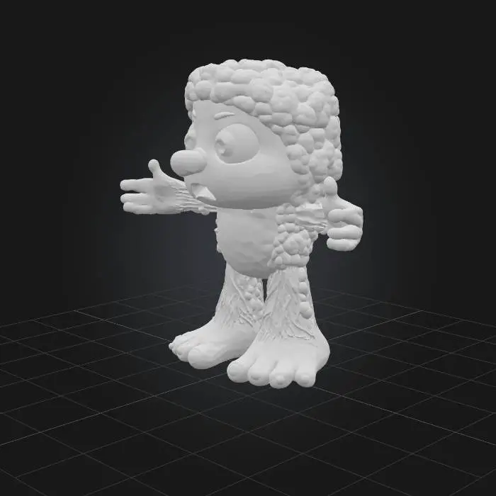 3D model for Tree-Worried Monster