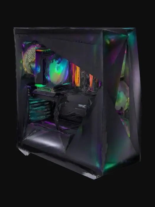 3D model for RGB Gaming PC System