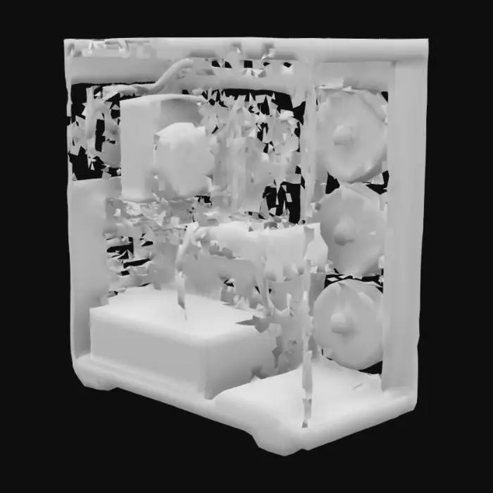 3D model for RGB Gaming PC System