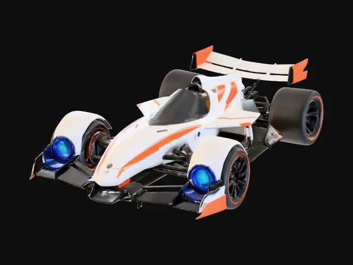 3D model for Futuristic Racer