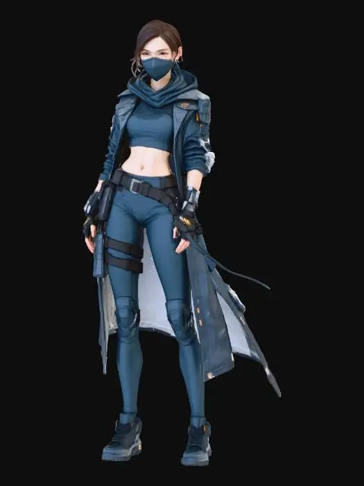 3D model for Neon Runner