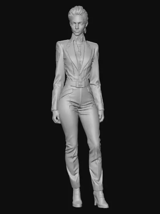 3D model for Futuristic Commander