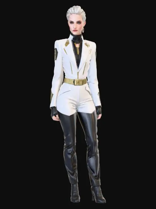 3D model for Futuristic Commander