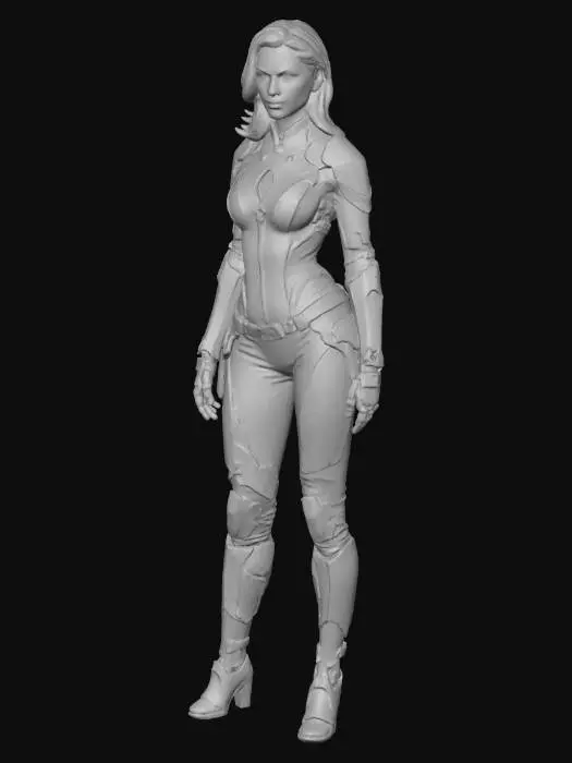 3D model for Neon Guardian