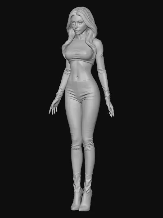 3D model for Elegance in White