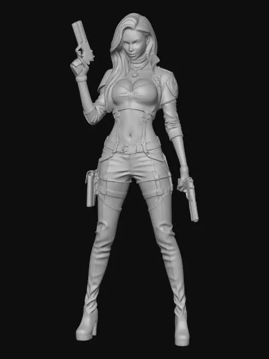 3D model for Neon Assassin