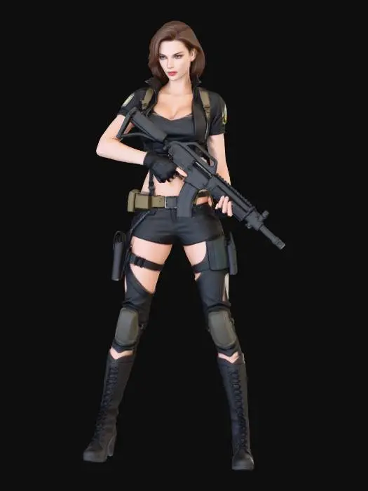 3D model for Female Void Trooper