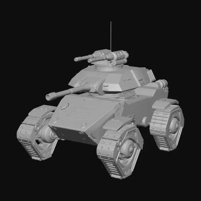 3D model for A hyper-realistic bipedal futuristic tank, heavy industrial walker, standing on two powerful mechanical hydraulic legs with digitigrade joints. The main body is a low-profile armored hull. At the head/top is a rotating unmanned spherical turret equipped with a dual-barreled railgun and advanced sensor arrays. Thick sloped composite armor plating, desert digital camouflage, exposed pistons and wiring in the leg joints. Weathered metal texture, matte finish, cinematic lighting. Hard-surface sci-fi design, 8k resolution, highly detailed mechanical engineering aesthetic, standing in a neutral pose on a flat surface.